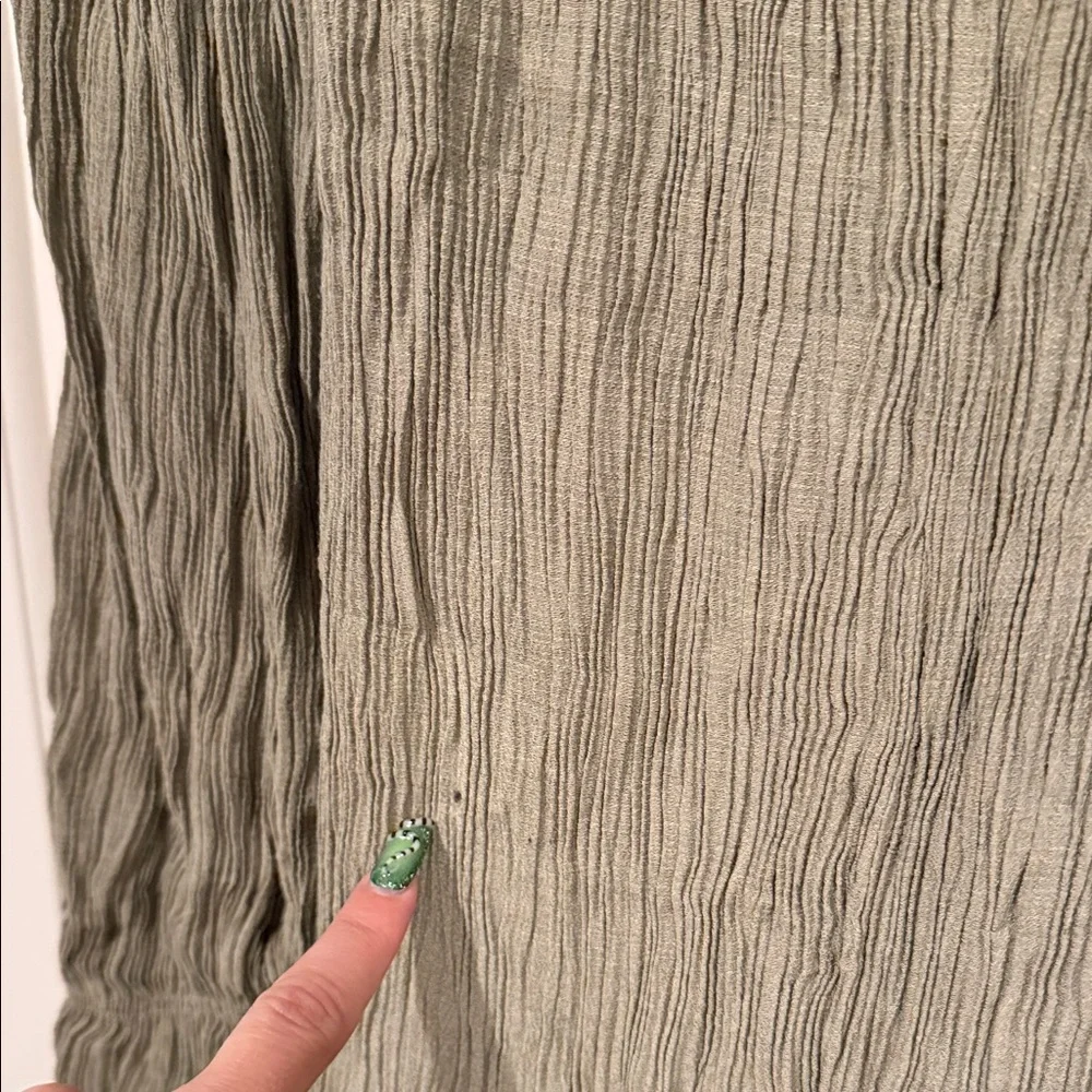 Chic Olive Long Sleeve Dress - Picture 7 of 8